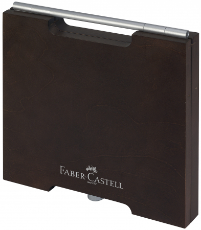 Produse si rechizite scolare - CUTIE LEMN 95 BUCATI PITT MONOCHROME 2 FABER-CASTELL