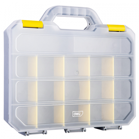 Bricolaj si diverse produse - CUTIE PLASTIC MEDIE 315x280x60 MM PT DEPOZITARE SCULE DELI