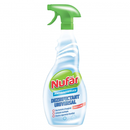 Produse curatenie - DEZINFECTANT SUPRAFETE CU PULVERIZATOR 500ML NUFAR FARMEC