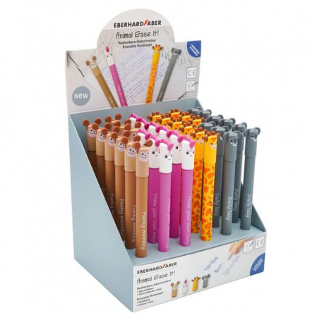 Linere si rollere - DISPLAY 36 BUC ROLLER 0.7 MM ALBASTRU ERASABLE EDITIA 2025 EBERHARD FABER