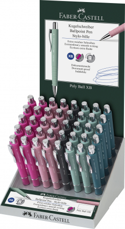 Produse si rechizite scolare - DISPLAY 40 BUC PIX POLY BALL XB FABER-CASTELL