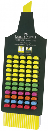 Produse si rechizite scolare - DISPLAY 60 BUC TEXTMARKER DIVERSE CULORI 1548 II FABER-CASTELL
