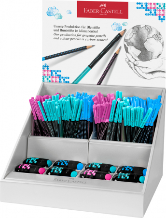 Produse si rechizite scolare - DISPLAY GRIP TWO TONE FAMILY 2022 FABER-CASTELL