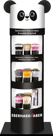 DISPLAY PODEA CONCEPT 648 ROLLERE 0.7MM ALBASTRU ERASABLE 2025 PANDA [0]