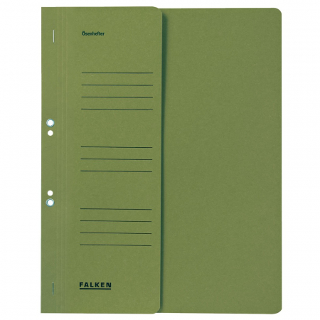 Dosare carton - DOSAR CARTON CAPSE 1/2 VERDE FALKEN/EXACOMPTA