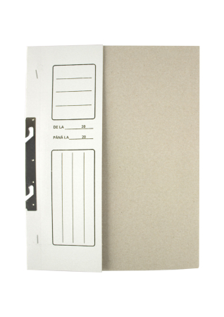 Dosare carton - Dosar incopciat 1/2 carton alb , 230 gr/mp
