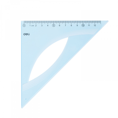 Echere - ECHER 12CM 45GRADE ALBASTRU TRANSPARENT DELI