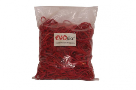 Accesorii de birou - Elastice bani 5.0 mm, diametru 100 mm, 1kg/punga 