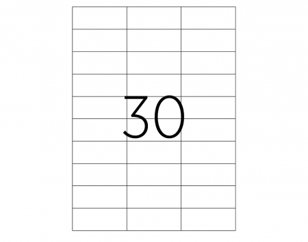 ETICHETE 30/A4 70*29.7MM COLTURI DREPTE 100/TOP TANEX [1]