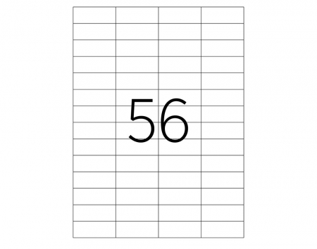 ETICHETE 56/A4 52.5*21.2MM COLTURI DREPTE 100/TOP TANEX [1]