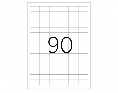 ETICHETE 90/A4 33*19MM COLTURI DREPTE 100/TOP TANEX [1]