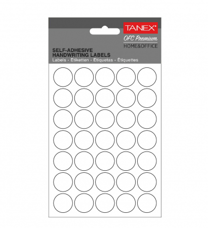 Etichete - ETICHETE ROTUNDE 19MM ALBE 350/TIPLA TANEX
