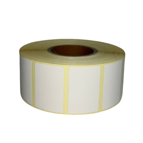 Hartie si articole din hartie - Etichete termice autoadezive, 38 x 25mm, 1500 etichete/rola, Optima - albe