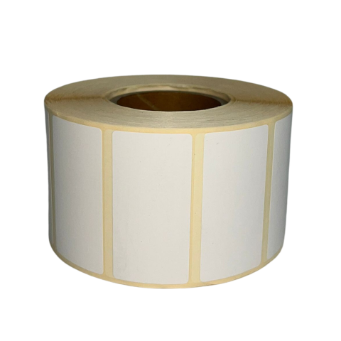 Hartie si articole din hartie - Etichete termice autoadezive, 55 x 25mm, 1000 etichete/rola, Optima - albe