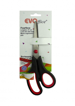 Foarfeci - Foarfeca 21 cm, lama din otel, cu maner ergonomic 