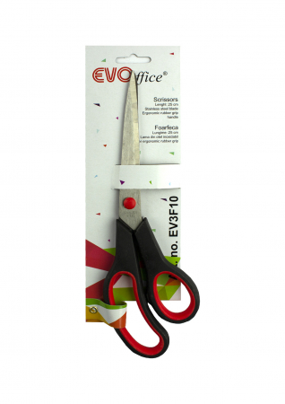 Foarfeci - Foarfeca 25 cm, lama din otel, cu maner ergonomic rubber grip 