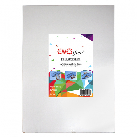 Comunicare si prezentare - Folie laminat A3 (303*426 mm) 80 microni 100 coli/top 