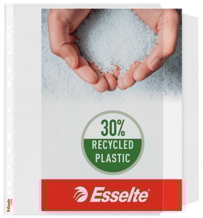 Organizare si arhivare - FOLIE PROTECTIE A4 CU CLAPA LATERALA 10/TOP 100 MICRONI ESSELTE
