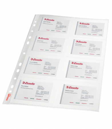 FOLIE PROTECTIE A4 PENTRU CARTI DE VIZITA 10/SET 105 MICRONI ESS [1]