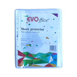 Folii de protectie - Folie protectie documente A4 cristal 90 microni 100 buc/set  