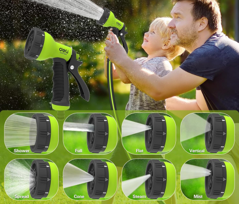 FURTUN PENTRU GRADINA CU SUPORT SI ACCESORII 10M DELI [4]