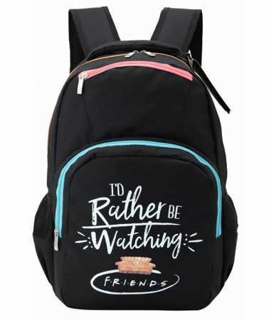 Produse si rechizite scolare - GHIOZDAN GIMNAZIU TEENS FRIENDS NEGRU 3 FERMOARE PIGNA