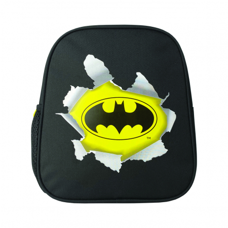 Produse si rechizite scolare - GHIOZDAN GRADINITA MINI BATMAN NEGRU-ALB PIGNA