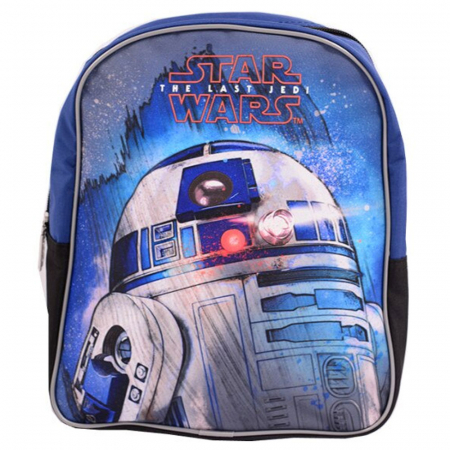 Produse si rechizite scolare - GHIOZDAN GRADINITA MINI STAR WARS EP8 ALBASTRU-NEGRU PIGNA