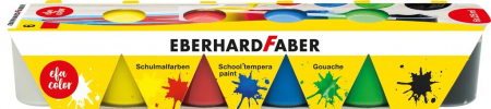 Produse si rechizite scolare - GUASE 6 CULORI 25 ML STANDARD EBERHARD FABER