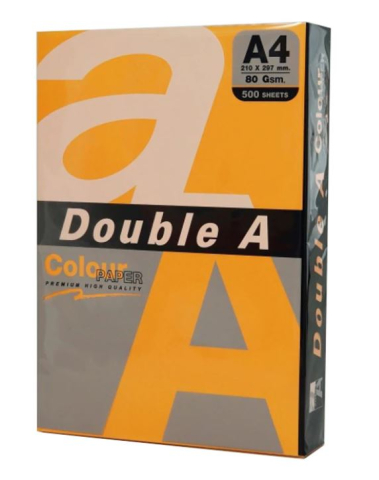 Hartie si articole din hartie - Hartie color pentru copiator A4, 80gsm, 25coli/top, Double A