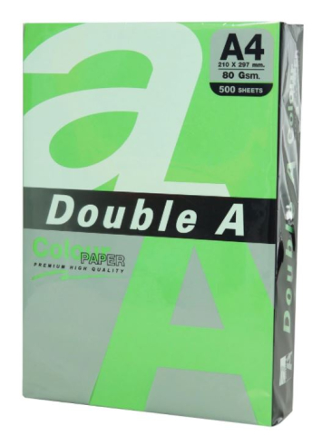 Hartie color pentru copiator - Hartie color pentru copiator A4, 80gsm, 500coli/top, Double A