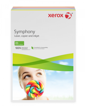 Hartie si articole din hartie - HARTIE COPIATOR A4 ASORTATA PAL 80G 5*50/TOP XEROX