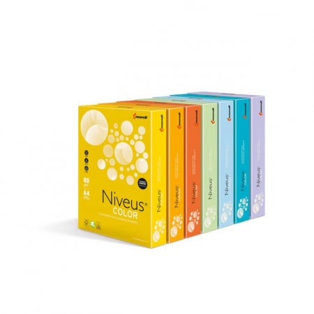 HARTIE COPIATOR A4 PORTOCALIU GOLD TREND 80G 500/TOP AG10 NIVEUS [2]