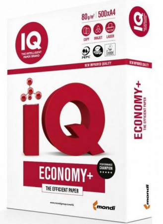 Hartie si articole din hartie - Hartie copiator IQ Economy A4, 80 g/mp, 500 coli/top