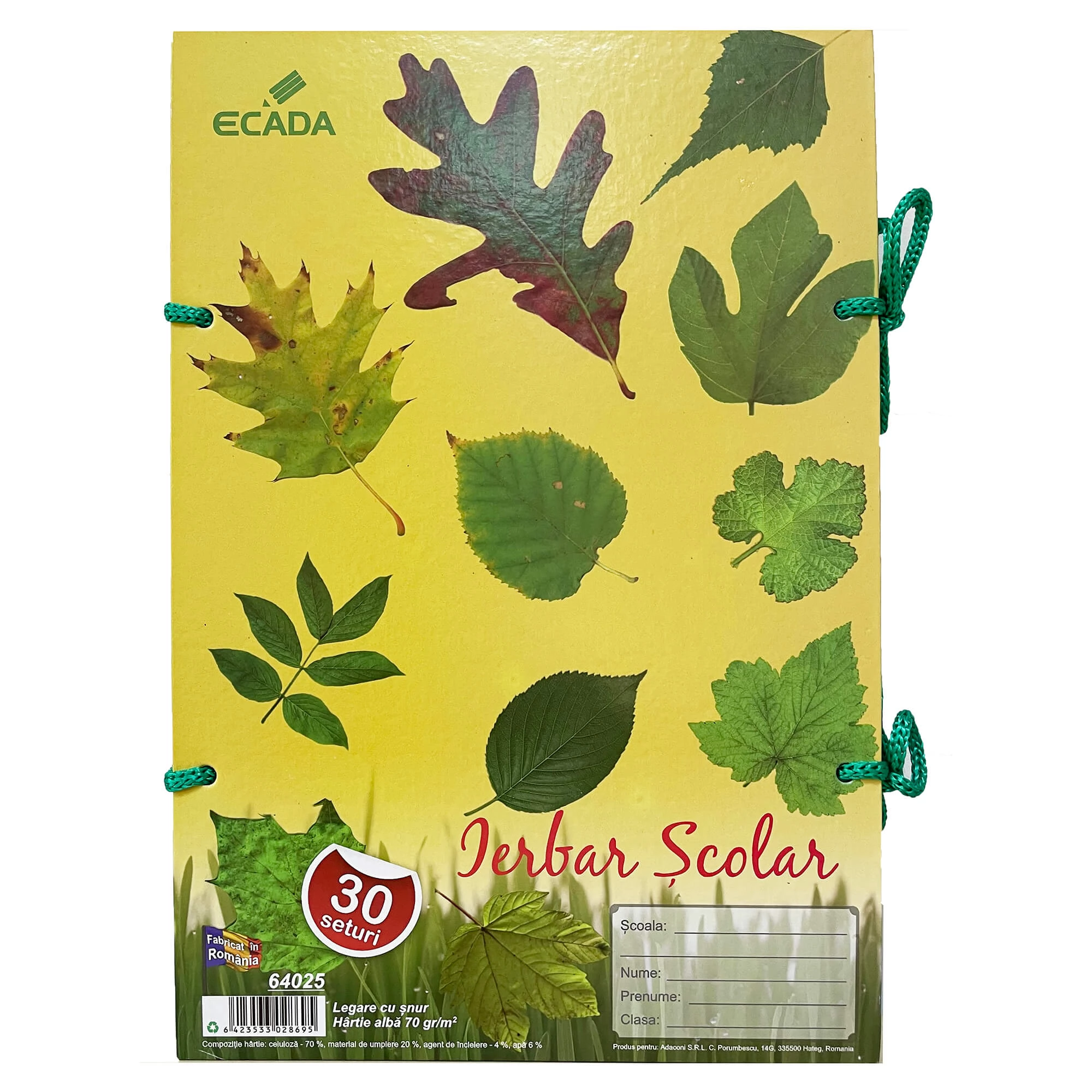 Ierbare scolare - Ierbar scolar, 30 seturi, 70 g/mp, Ecada