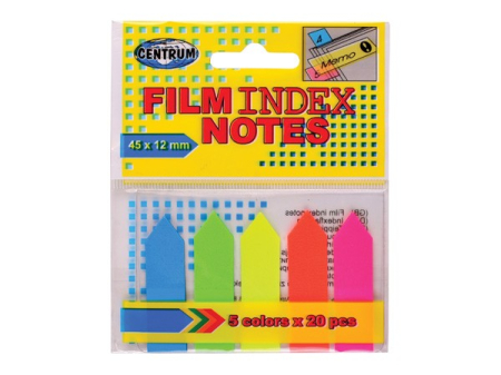 Hartie si articole din hartie - Index plastic adeziv 45x12 mm - Centrum 83506