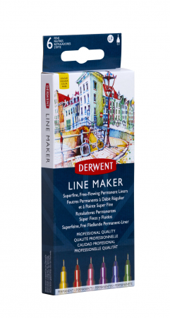 LINER 0.3 MM SET 6 PROFESIONAL DERWENT [1]