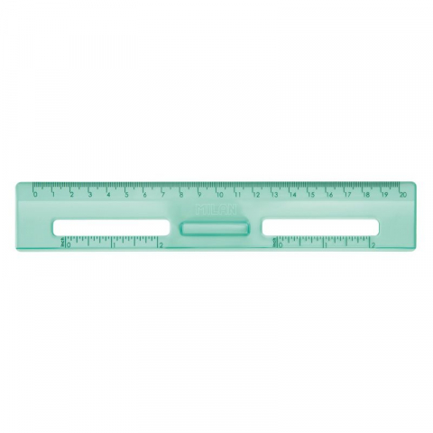 Produse si rechizite scolare - LINIAR 20CM TRANSPARENT NEW LOOK MILAN 357801NL
