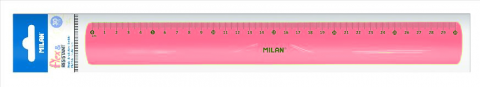 Produse si rechizite scolare - LINIAR 30CM FLEXIBIL ROZ MILAN 353801P