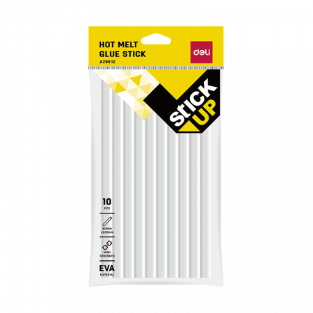 Accesorii de birou - LIPICI TRANSPARENT HOT MELT 11*200MM 10 BUC/SET DELI