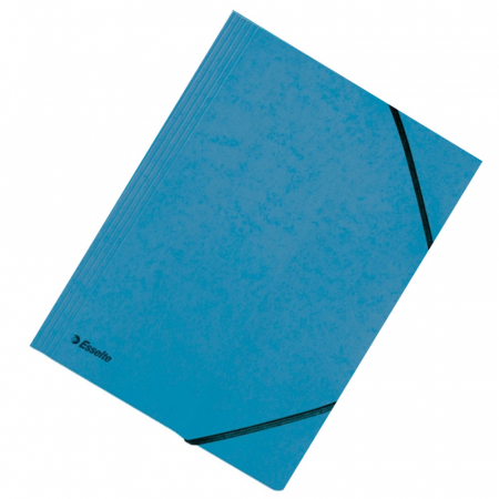 MAPA CARTON CU ELASTIC LUX ALBASTRA ESSELTE [1]