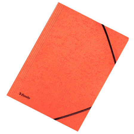 Mape - MAPA CARTON CU ELASTIC LUX PORTOCALIE ESSELTE
