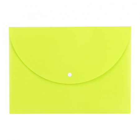 MAPA PLASTIC CU BUTON A4 DIV. CULORI NEON DELI [1]