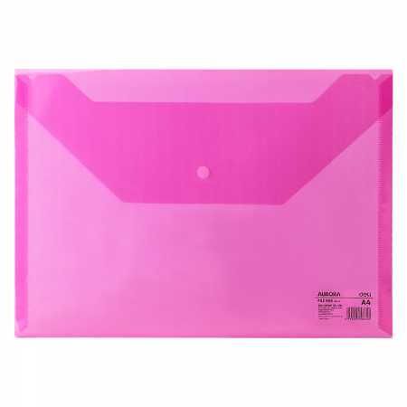 Mape - MAPA PLASTIC CU BUTON A4 ROSIE DELI