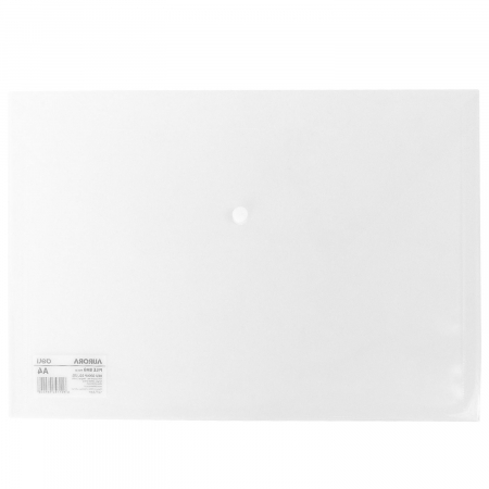 Mape - MAPA PLASTIC CU BUTON A4 TRANSPARENTA DELI