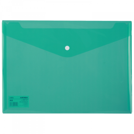 Mape - MAPA PLASTIC CU BUTON A4 VERDE DELI