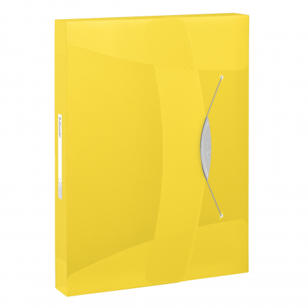 Organizare si arhivare - MAPA PLASTIC CU ELASTIC GALBENA JUMBO VIVIDA ESSELTE