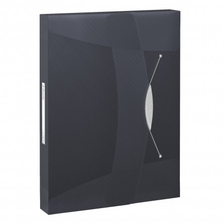 Organizare si arhivare - MAPA PLASTIC CU ELASTIC NEAGRA JUMBO VIVIDA ESSELTE