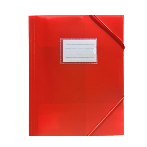 Organizare si arhivare - Mapa plastic cu elastic pe colturi, cu eticheta, 500 microni, Optima 