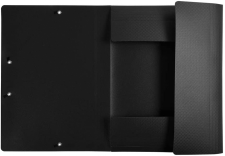 MAPA PLASTIC CU ELASTIC SI ETICH COTOR A4 NEAGRA EXACOMPTA [1]